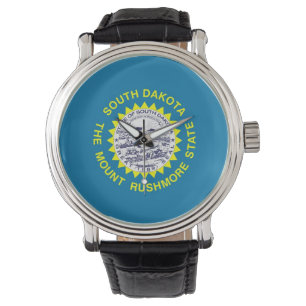 Montre patriotique avec Drapeau du Dakota du Sud