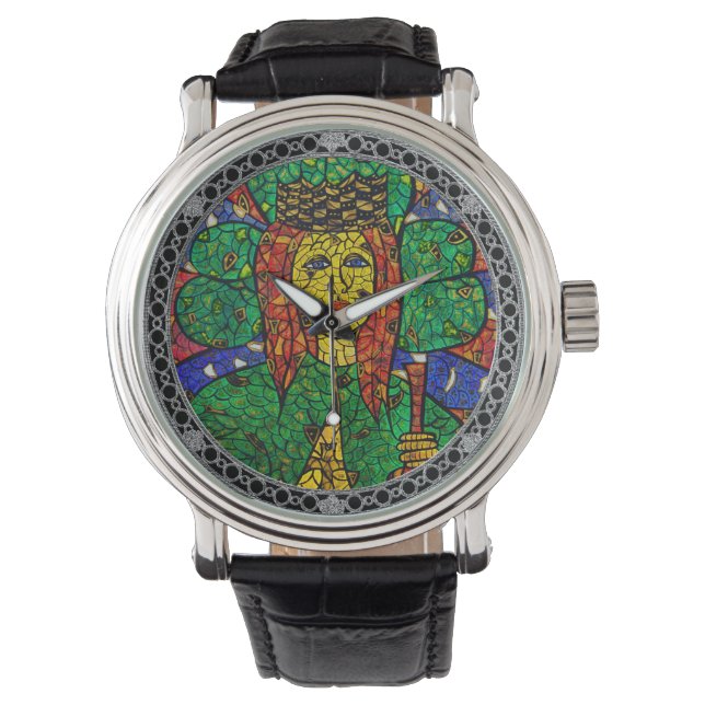 Montre Patron Saint de Worry Saint Dymphna Watch (devant)