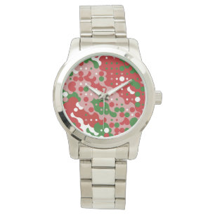 Montre Patters de Groovy Funky Mod Retro Christmas