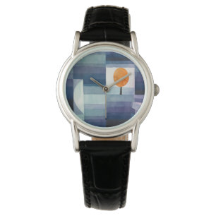 Montre Paul Klee Harbinger d'automne. Art géométrique ble