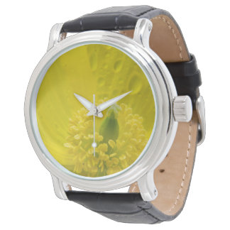 Montre Pavot jaune oriental