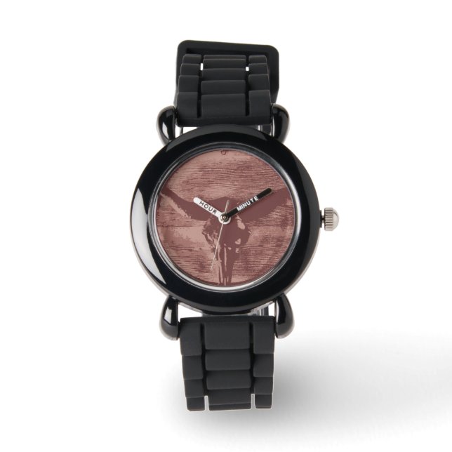 Montre Pays Ouest Longhorns Bull Skull Cowboy Cadeaux (Recto)