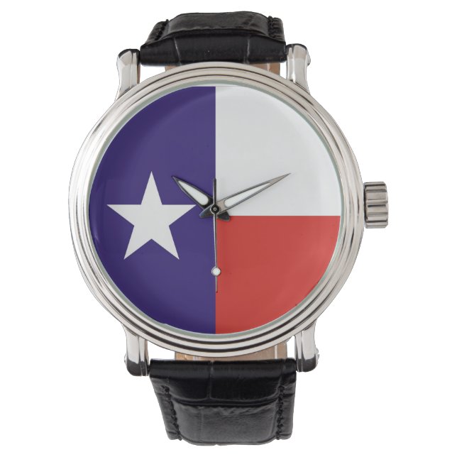 Montre pays région du drapeau état amérique unie texas (devant)