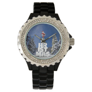 Montre Paysage d'hiver de Noël