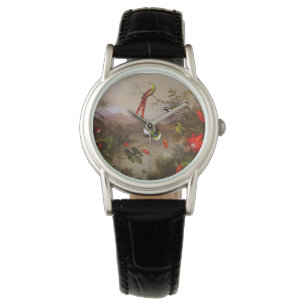 Montre Paysage tropical avec dix colibris