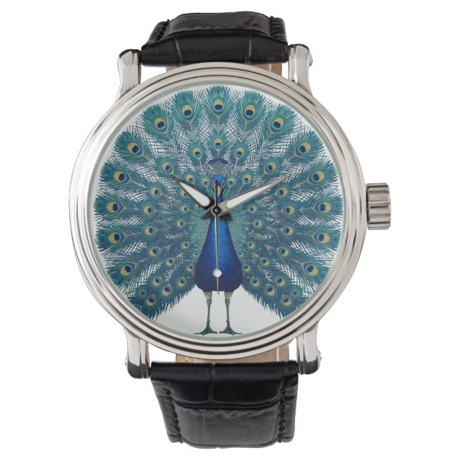 Montre Peacock design watch: an elegant watch (devant)