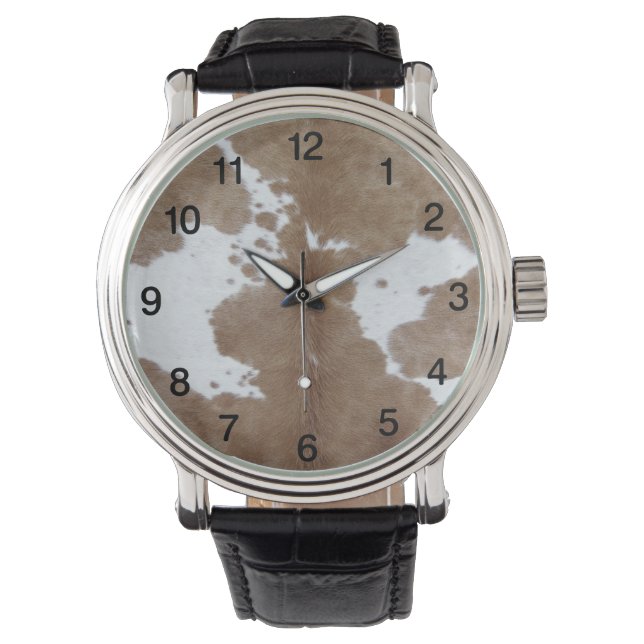 Montre Peau de vache (devant)