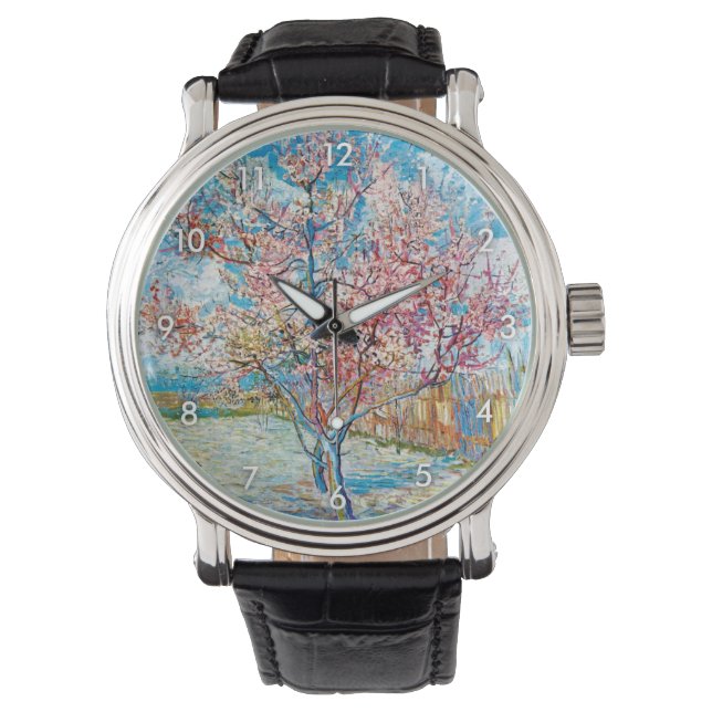 Montre Pêche à fleurs, Van Gogh (devant)