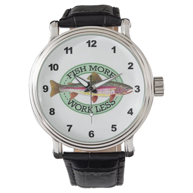 Montre Pêcheur de truites (devant)