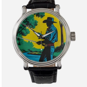 Montre Pêcheur sur Riverbank eWatch