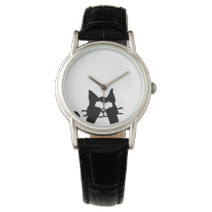 Montre Peekaboo Kitty Chat Couvrant Les Yeux