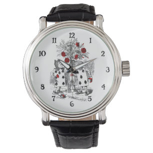 Montre Peignant les roses rouges