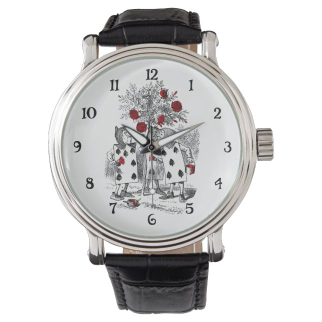 Montre Peindre le rouge Rose (devant)