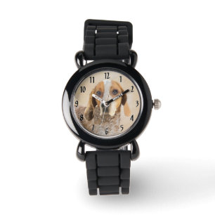 Montre Peinture américaine anglaise sur pilon - Chien Art