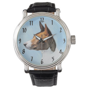 Montre Peinture Basenji - Belle Art Original