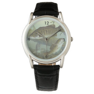 Montre Peinture "basse de Timothy Knepp de Smallmouth "