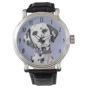 Montre Peinture Dalmatien - Art Original et Mignon de Chi