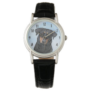 Montre Peinture de Beauceron - Cute Original Chien Art