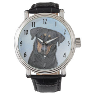 Montre Peinture de Beauceron - Cute Original Chien Art