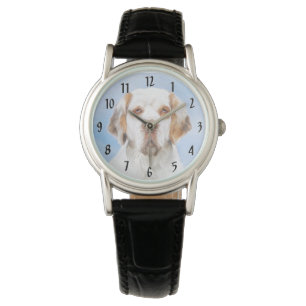 Montre Peinture de Clumber Spaniel - Art Original de Chie