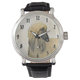 Montre Peinture de la hache afghane - jolie art original 