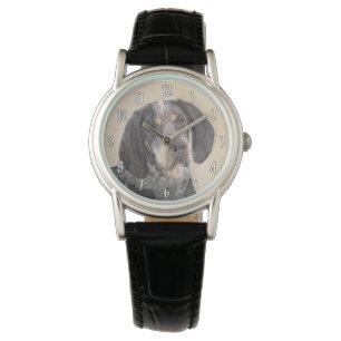 Montre Peinture de linge bluetick - mignon chien original