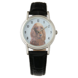 Montre Peinture de Setter irlandais - Joli art original d