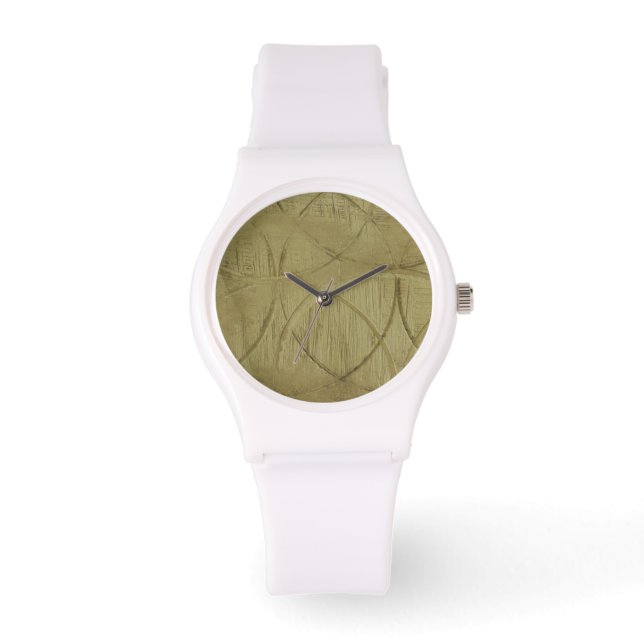 Montre Peinture des cercles liés par Jennifer Goldberger (Recto)
