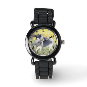 Montre Peinture en teint de Keeshond - jolie art original