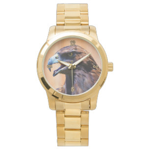 Montre Peinture faunique de jeune aigle à tête blanche