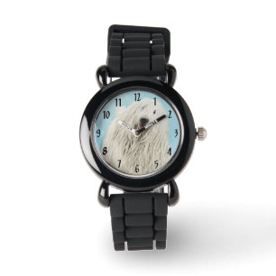 Montre Peinture Komondor - Cute Original Chien Art