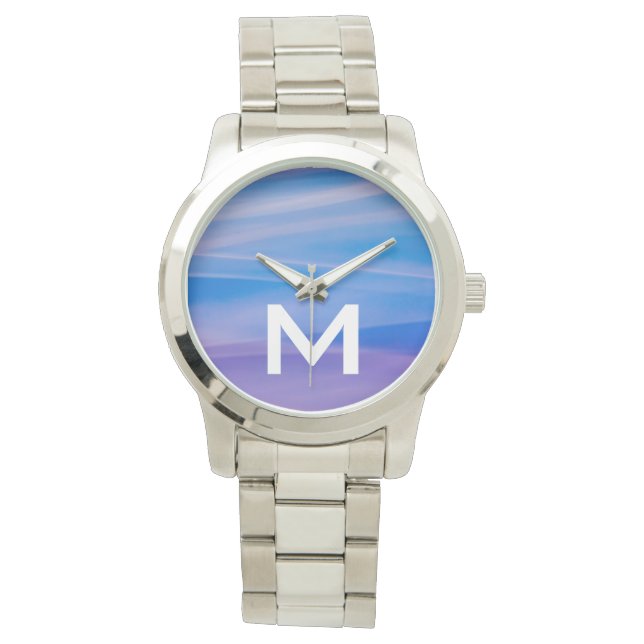 Montre Peinture légère Trails couleur abstraits (devant)