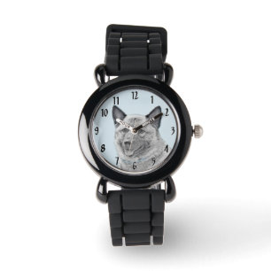 Montre Peinture norvégienne Elkhound - Art original Chien