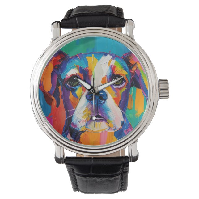 Montre Peinture Pooch (devant)