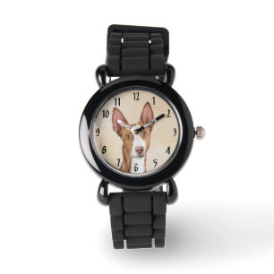 Montre Peinture sur poitrine d'Ibiza - Joli art original 