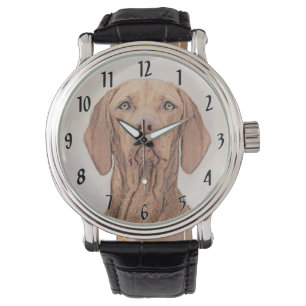 Montre Peinture Vizsla - Joli art original chien