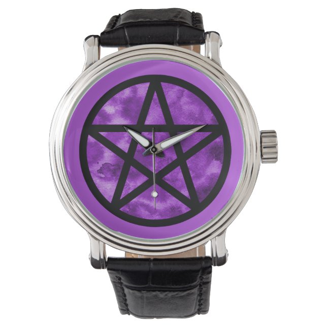 Montre Pentacle Violet (devant)
