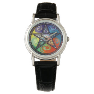 Montre Pentagone étoilé de Wiccan