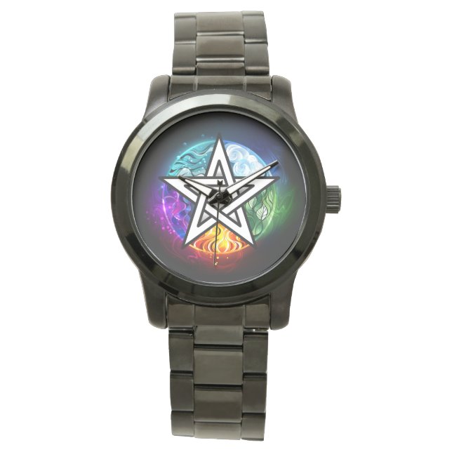 Montre pentagramme du Wiccan (devant)