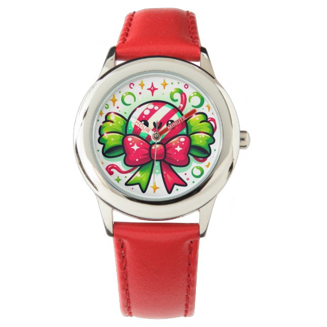 Montre Peppermint Joy: Holiday Candy Character (devant)