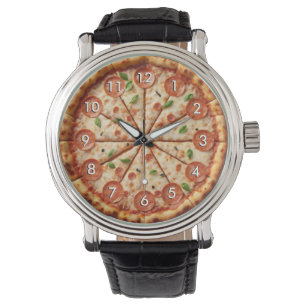 Montre Pepperoni Pizza Horloge - C'est toujours Pizza Tim