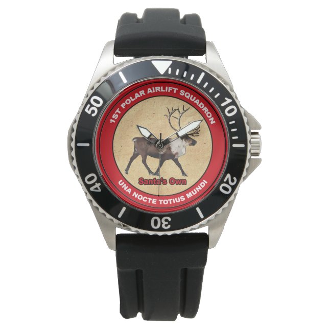Montre Père Noël - 1er Escadron de transport aérien polai (devant)