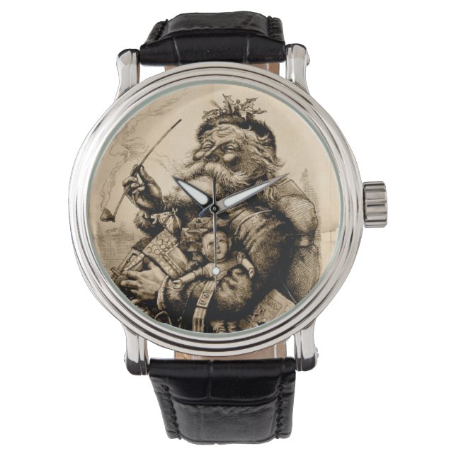 Montre Père Noël vintage (devant)