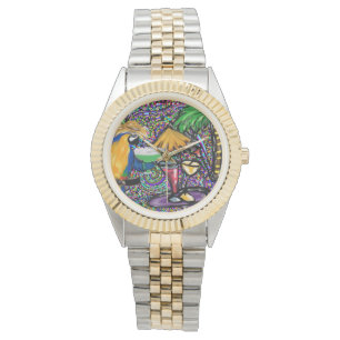 Montre Perroquet de fête sur la plage
