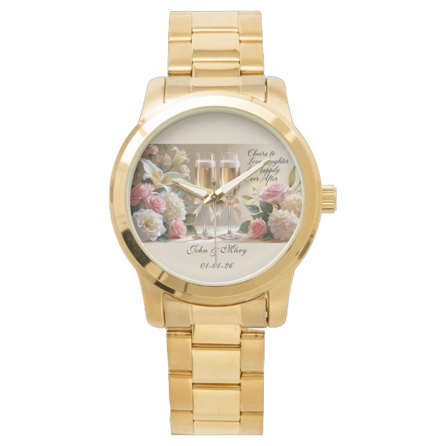 Montre Personalised Bridal E Warch- Happily Ever After (devant)