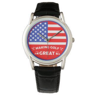 Montre Personalized Funny American Golf Player