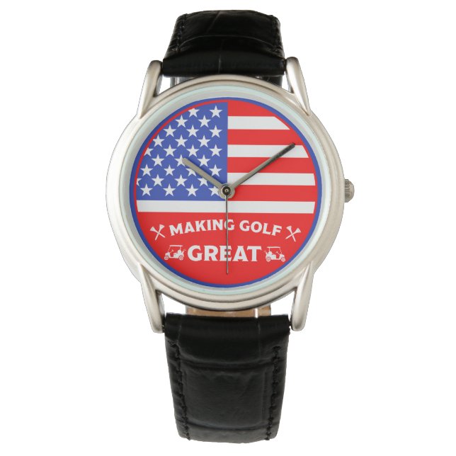 Montre Personalized Funny American Golf Player (devant)