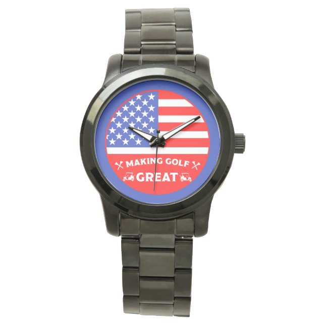 Montre Personalized Funny American Golf Player (devant)