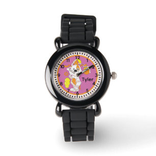 Montre personnalisable Hanukkah Happy Dog
