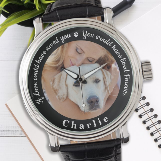 Montre Personnalisé Animal Memorial Animaux de compagnie  (Créateur téléchargé)